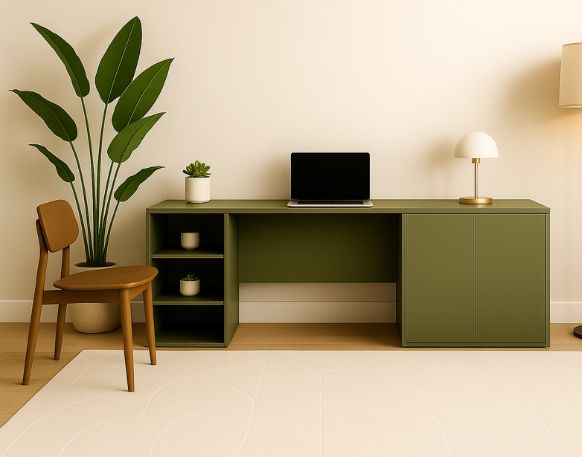 mobibam meuble tv sur mesure en bois noir