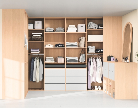 mobibam dressing sur mesure en angle chambre