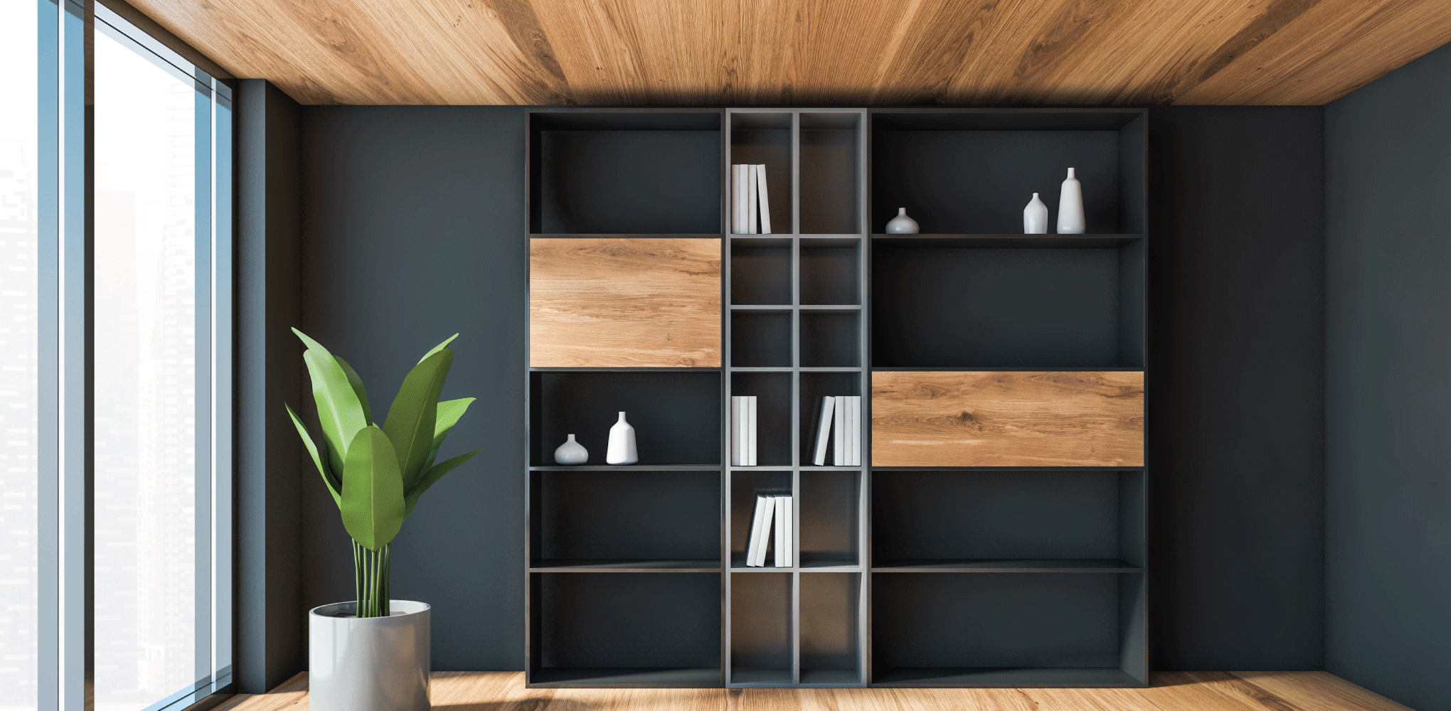 30 bibliothèques sur mesure pour votre salon