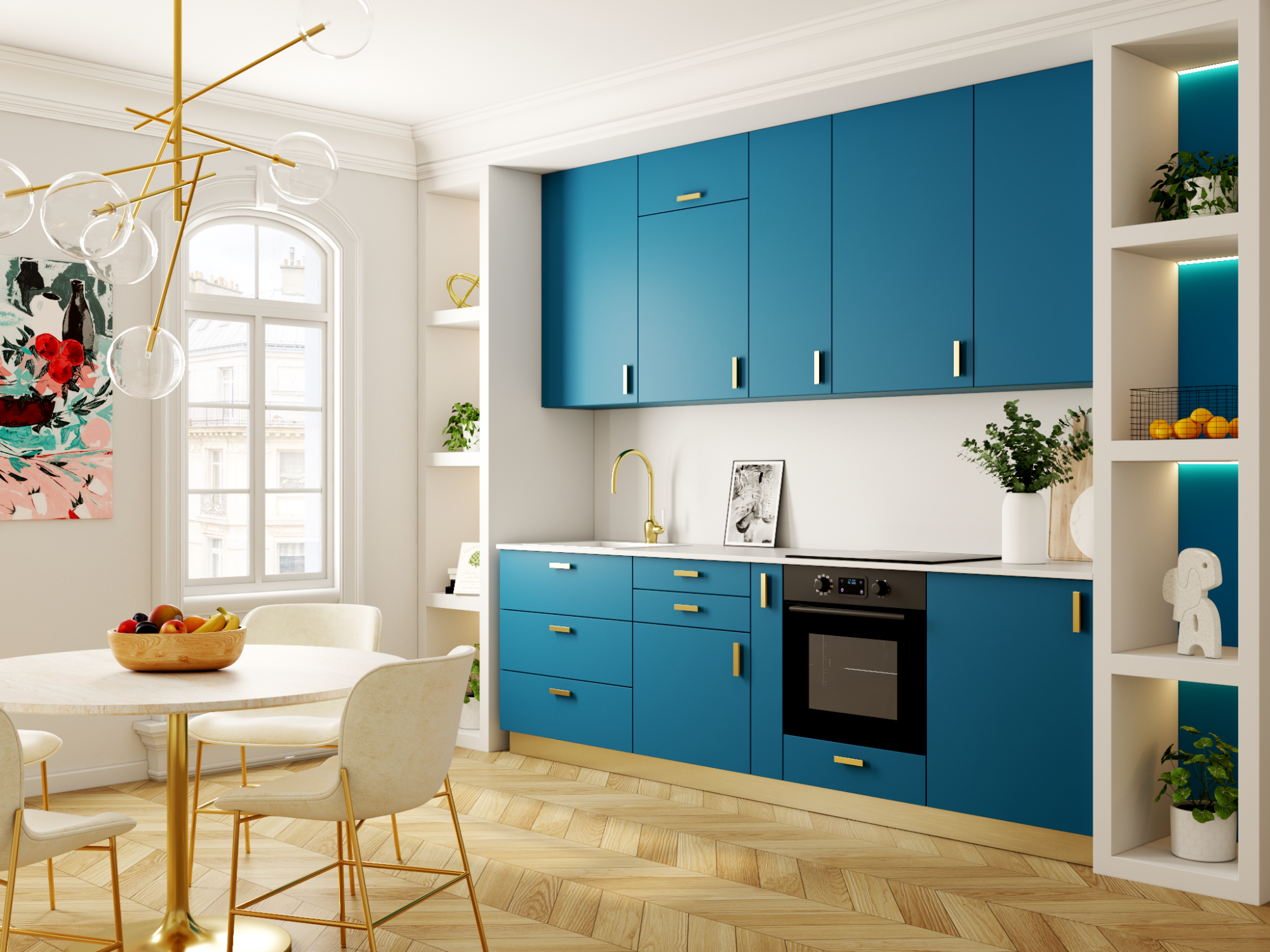 Zoom sur la cuisine design d'Anne Charlotte