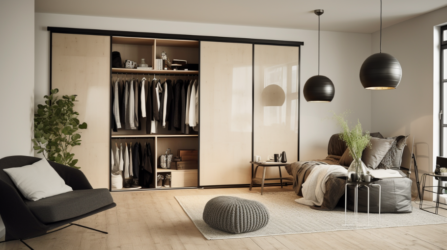 Quelles dimensions pour une porte coulissante de dressing ?