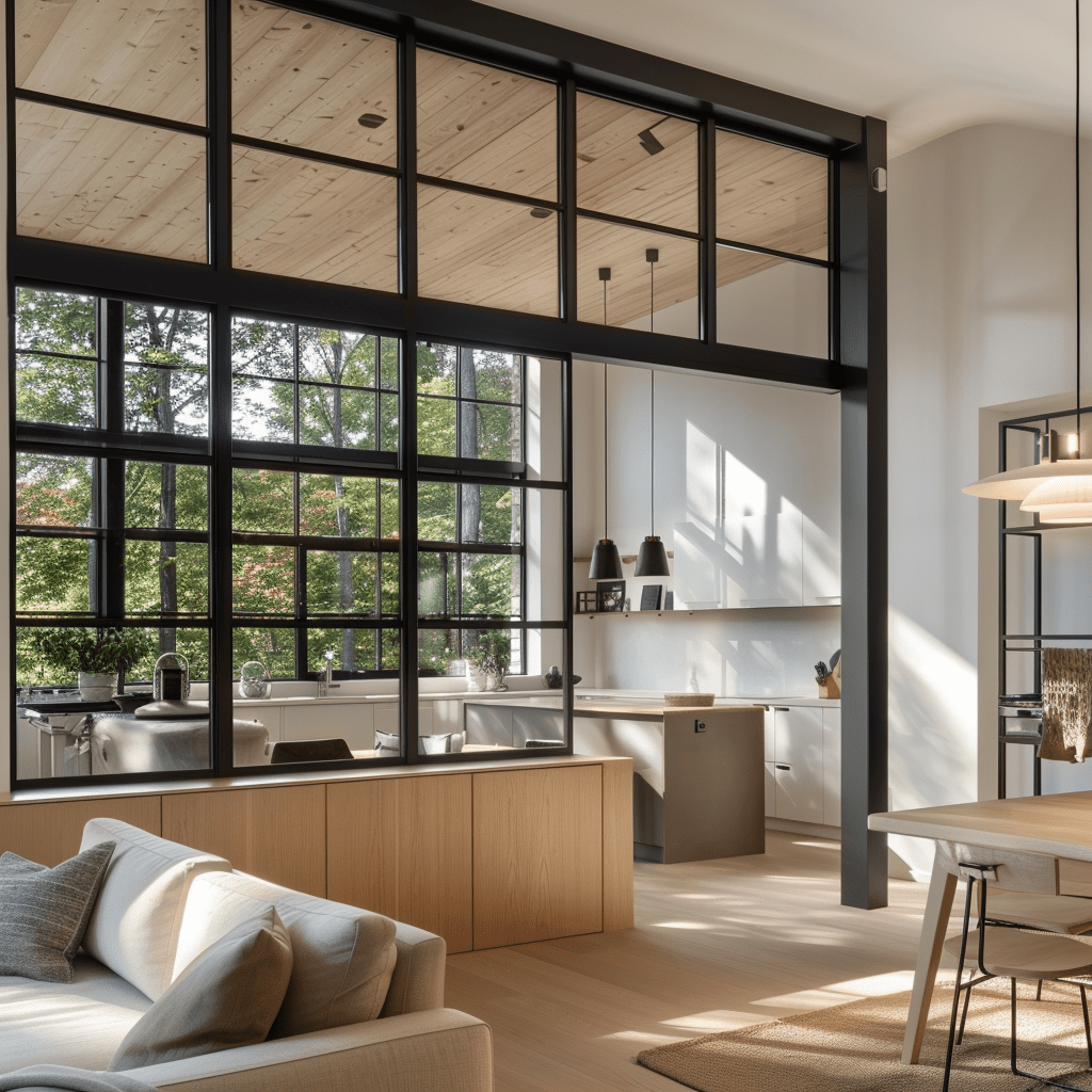 verrière sur mesure séparation salon cuisine