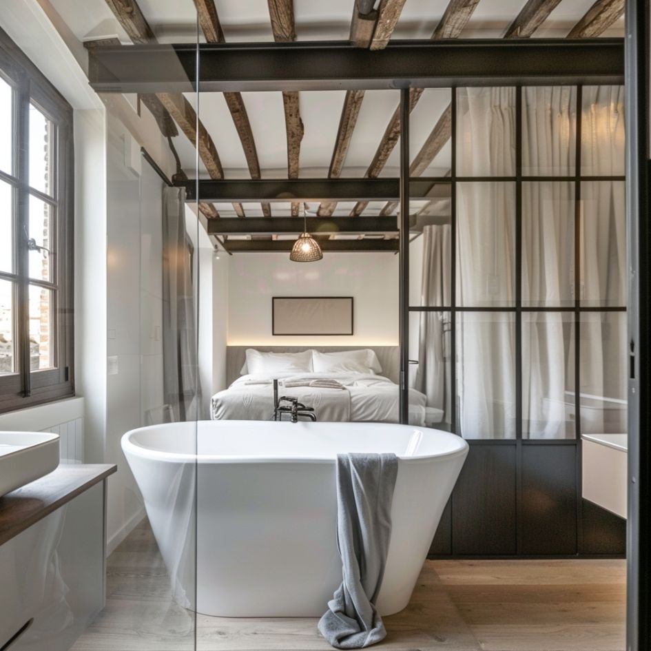 Créez votre verrière de salle de bain